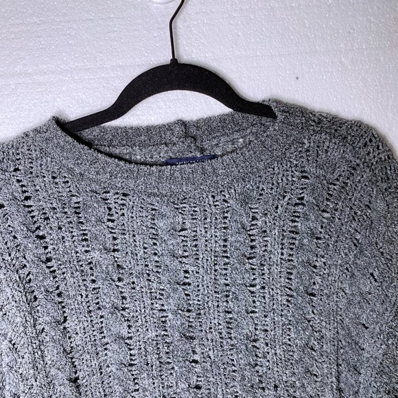 American Eagle Chunky Open Knit Oversized Sweater - Picture 9 of 10